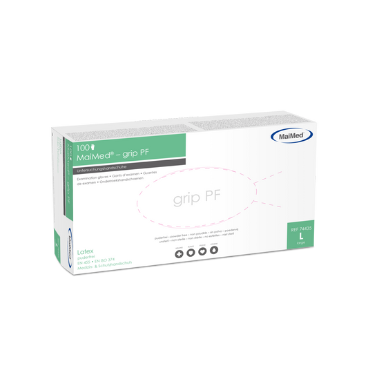 MaiMed-grip PF, μη αποστειρωμένα γάντια από λάτεξ χωρίς πούδρα