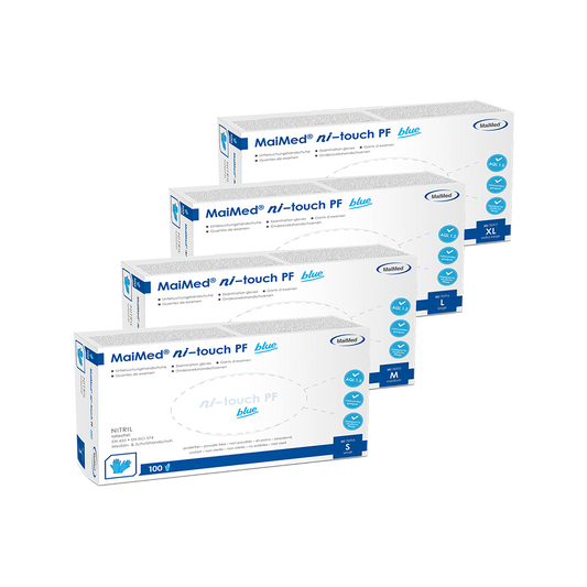 Γάντια νιτριλίου μιας χρήσης Ni-touch MaiMed 100 τεμάχια/κουτί