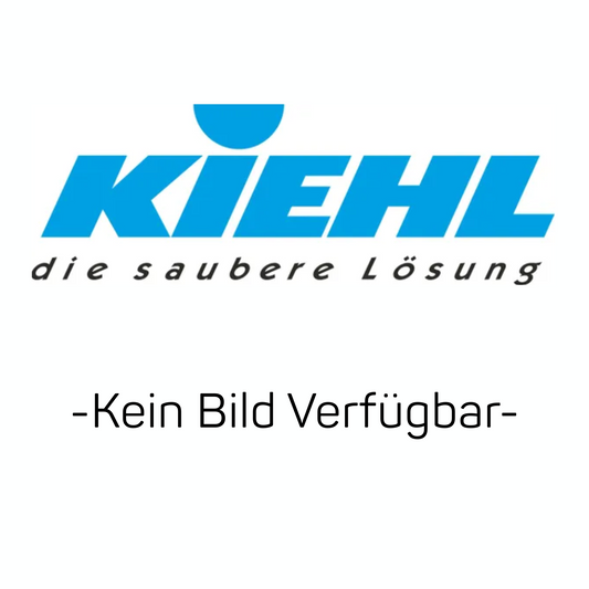 Kiehl-Logo mit blauem Text über "die saubere Lösung". Darunter in schwarzer Schrift "Kein Bild Verfügbar", mit Hinweis auf die Johannes Kiehl KG Verschlussblende in Edelstahl inkl. Schloss & Schlüssel für Ophardt ingo-man plus IMP 500 ml.