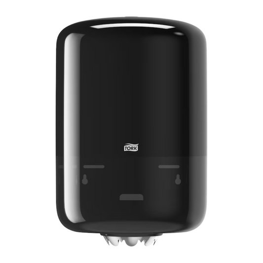 Der Tork 559008 Innenabrollungsspender Elevation M2 von Essity Professional Hygiene Germany GmbH ist ein eleganter, wandmontierter Papierhandtuchspender. Er verfügt über ein glänzendes Design mit einer transparenten Frontabdeckung zur einfachen Überwachung des Handtuchstands und einer unteren Öffnung zum Ausgeben und kombiniert so Stil mit hohem Fassungsvermögen.