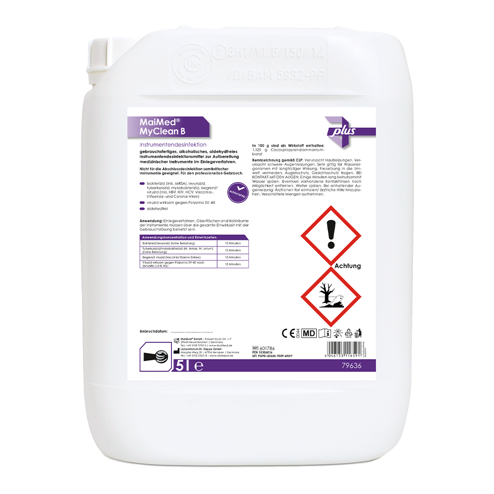 Μπανιέρα τρυπανιού MaiMed MyClean B 5l/κονσέρβα, 1 τεμάχιο | Δοχείο (5 λίτρα)