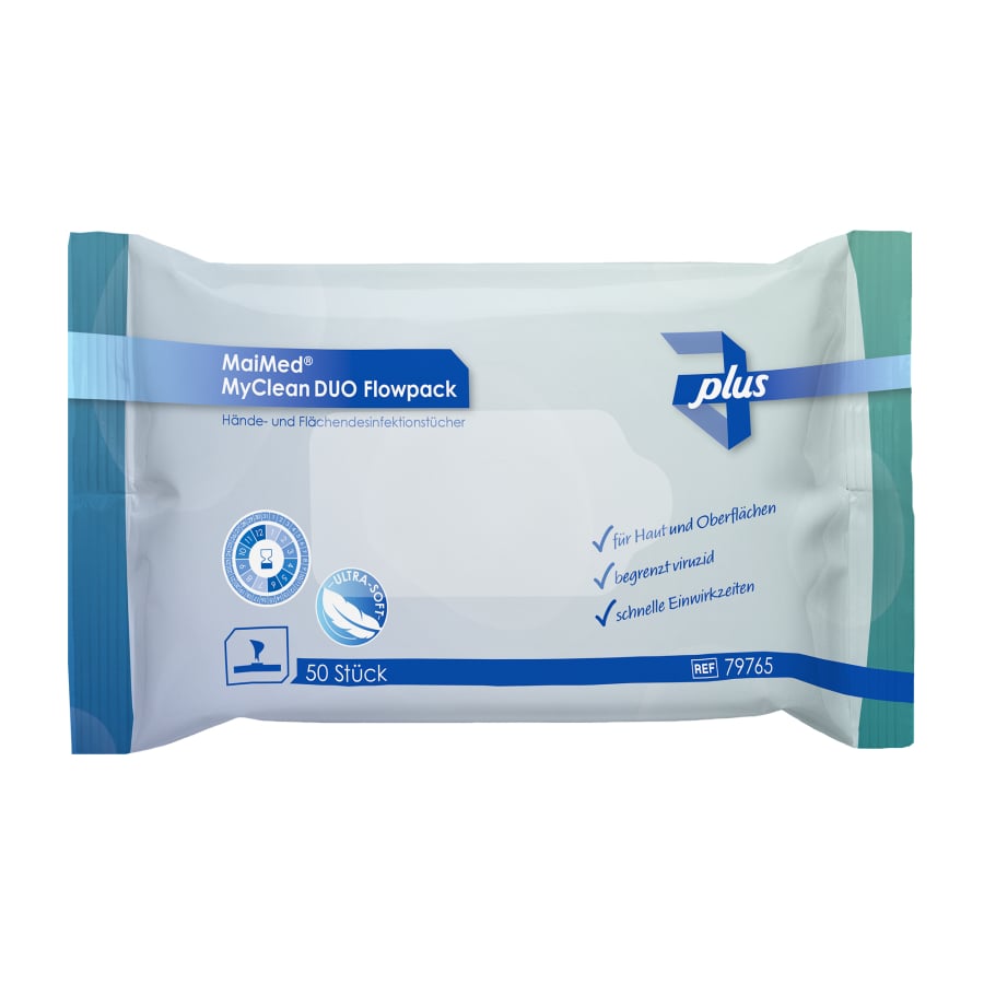 MaiMed MyClean DUO Flowpack 50 φύλλων | Συσκευασία (50 τεμάχια)