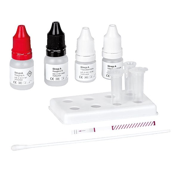 Πακέτο δοκιμαστικών ταινιών Cleartest Strep A: 25 δοκιμαστικές ταινίες | Πακέτο (25 δοκιμές)