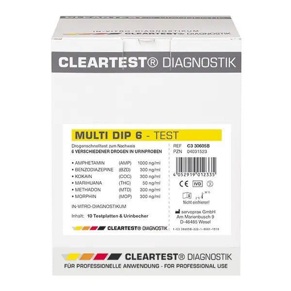 CLEARTEST Multi Dip 10 δοκιμαστικό πακέτο