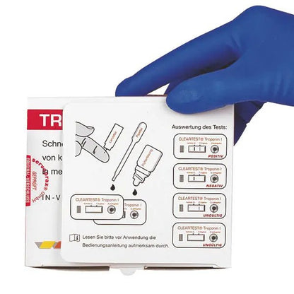 Cleartest Troponin, ατομική δοκιμή | Κομμάτι (1 τεστ)
