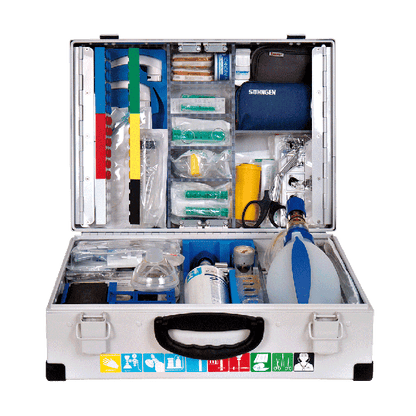 Notfallkoffer CLINOMED Modul A-B+O2-1L
