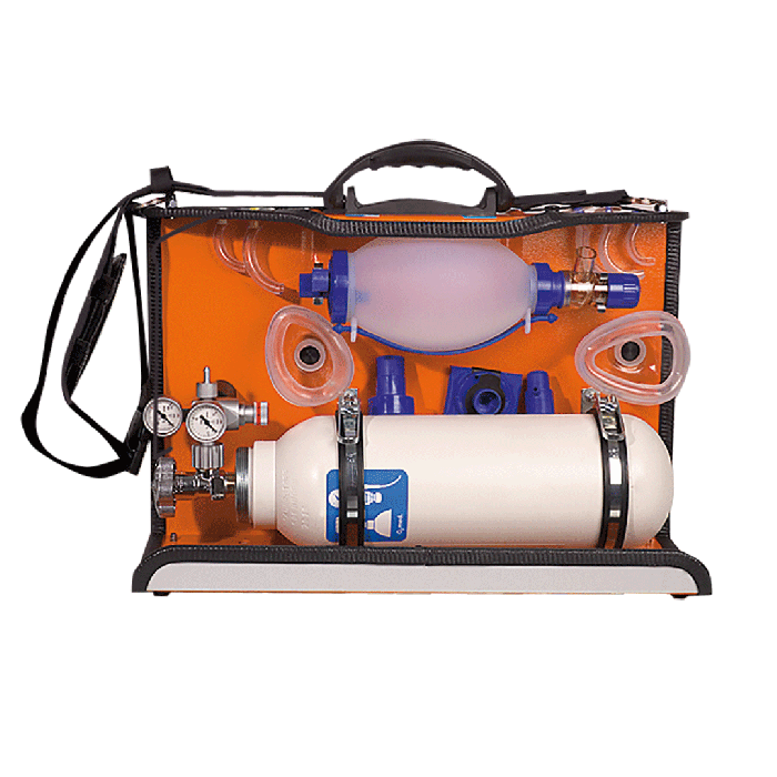 Beatmungsmodul O2-Plus mit 5 l Sauerstoff-Flasche