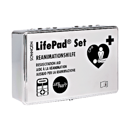 LifePad®-Box chrome inkl. Wandhalterung