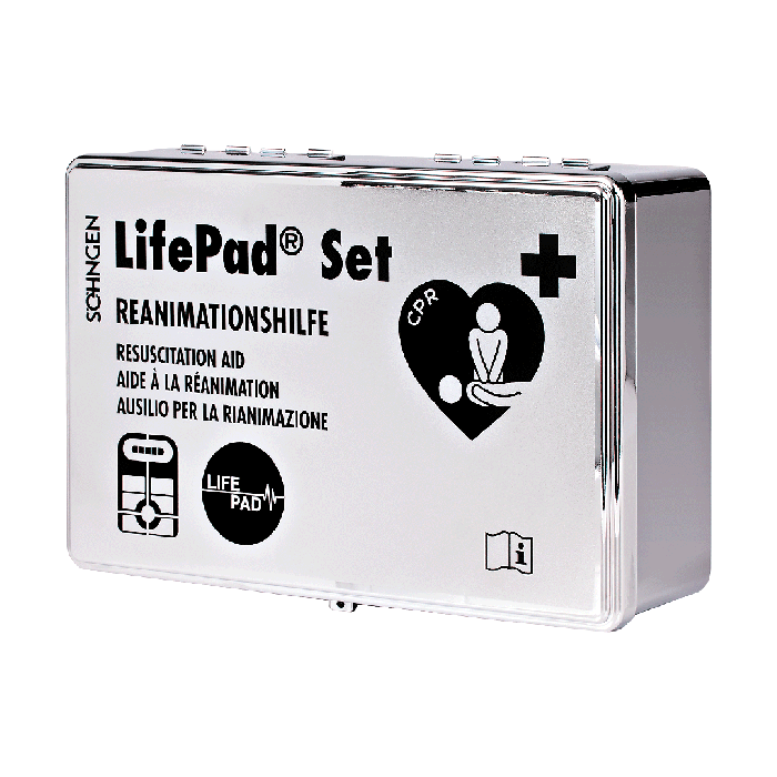 LifePad®-Box chrome inkl. Wandhalterung