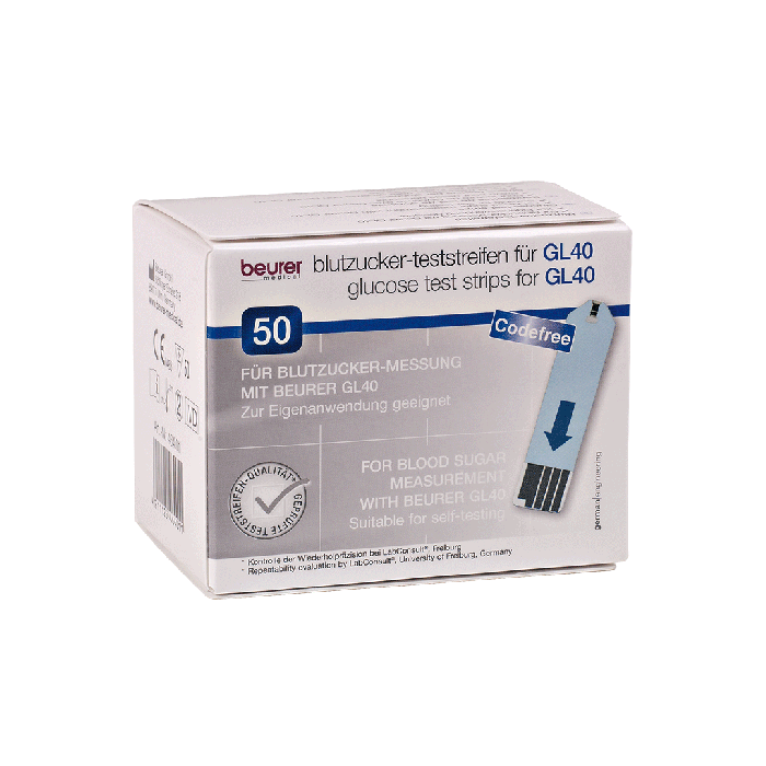 Teststreifen für Beurer GL 40 mg-dl à 50 Stück