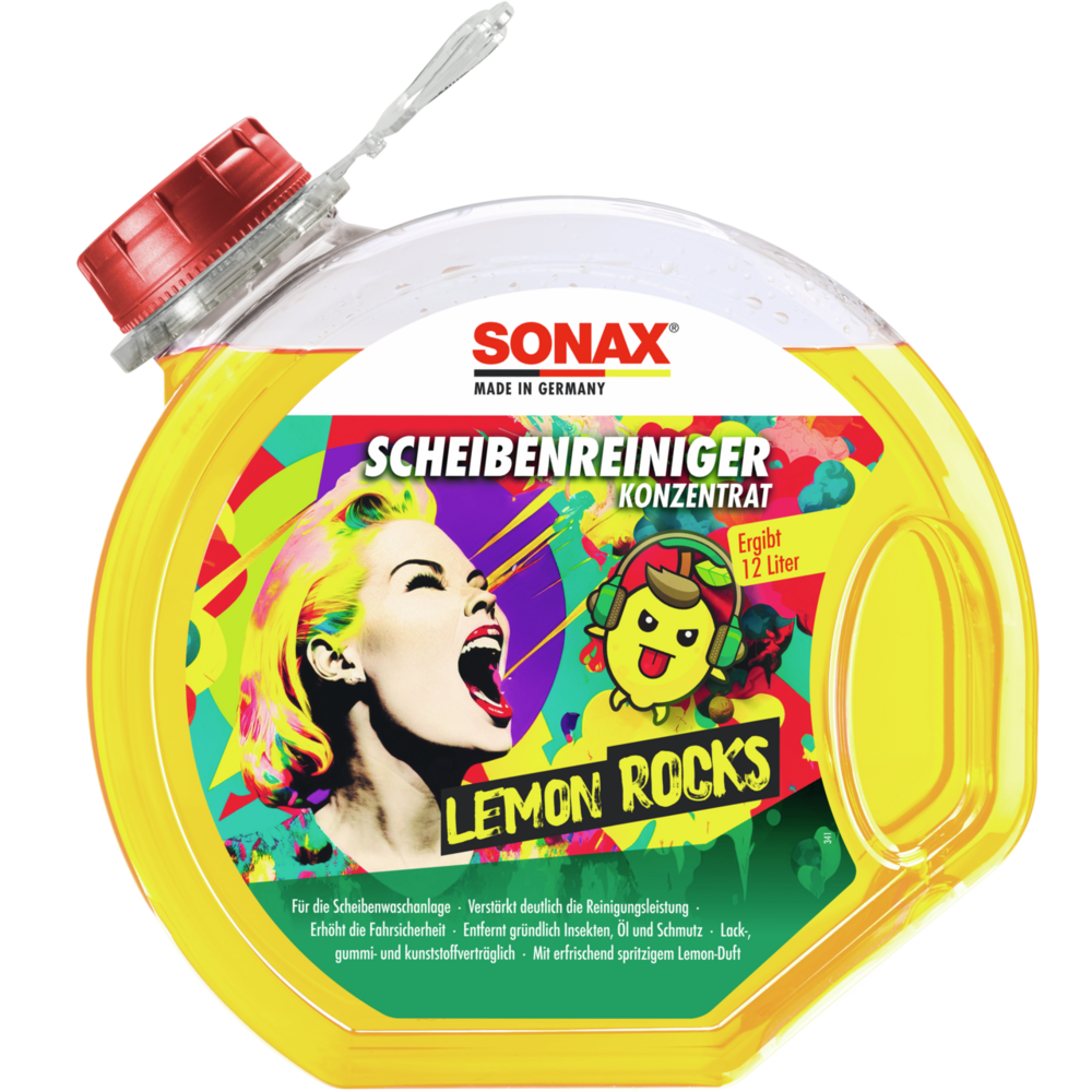 SONAX ScheibenReiniger Konzentrat Lemon Rocks