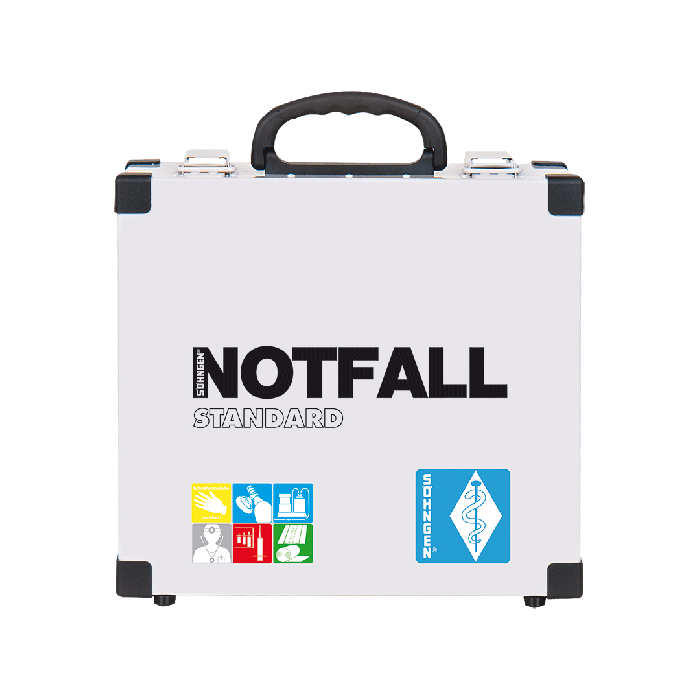 Notfallkoffer STANDARD leer mit Inneneinrichtung
