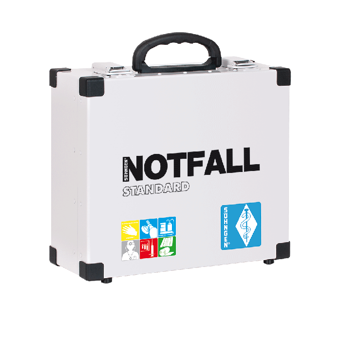 Notfallkoffer STANDARD leer mit Inneneinrichtung