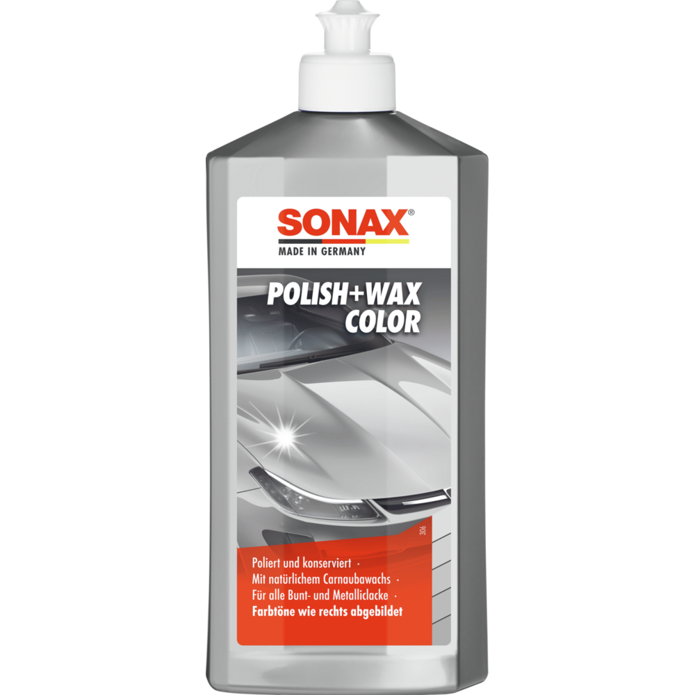 SONAX Polish+Wax Color silber/grau