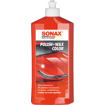 SONAX Polish+Wax Color rot