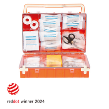Erste-Hilfe-Koffer orange DYNAMIC-GLOW L Norm DIN 13169