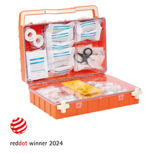 Erste-Hilfe-Koffer orange DYNAMIC-GLOW L Norm DIN 13169