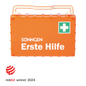 Erste-Hilfe-Koffer orange DYNAMIC-GLOW L Norm Plus DIN 13169