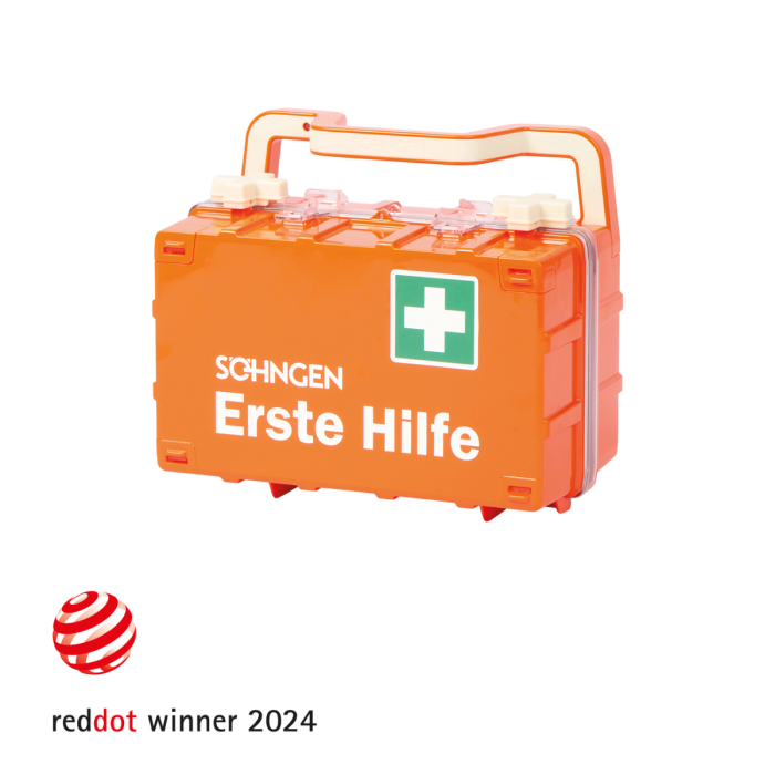 Erste-Hilfe-Koffer orange DYNAMIC-GLOW S Norm DIN 13157