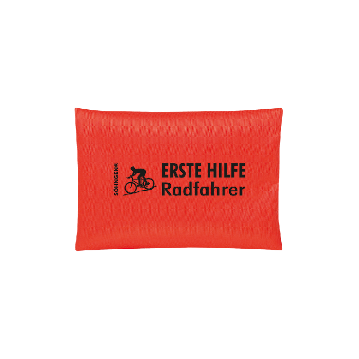 Erste Hilfe Radfahrer orange