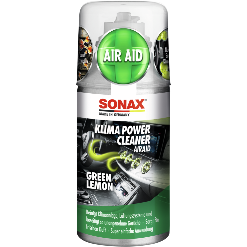 SONAX KlimaPowerCleaner AirAid Green Lemon