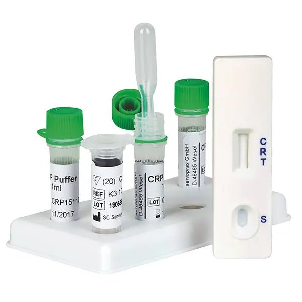 Cleartest CrP (10/30) Cut Off: 10mg/l Αναφορά: 30mg/l Συσκευασία: 10 τεστ | Πακέτο (10 τεστ)