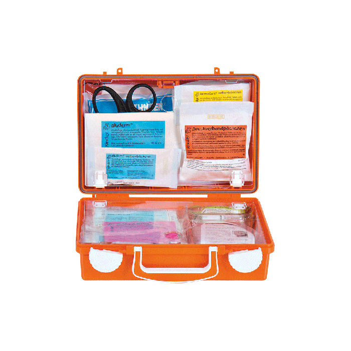 Erste-Hilfe-Koffer QUICK-CD Kombi orange KINDERGARTEN