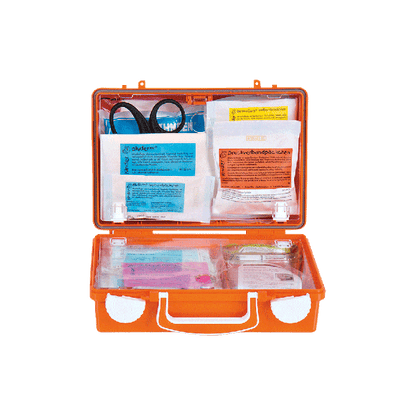 Erste-Hilfe-Koffer QUICK-CD Kombi orange KINDERGARTEN