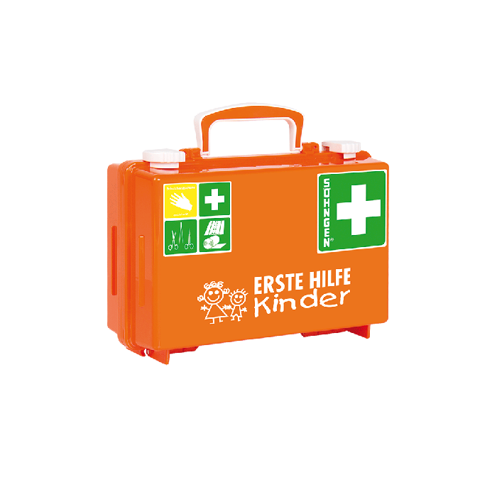 Erste-Hilfe-Koffer QUICK-CD Kombi orange KINDERGARTEN
