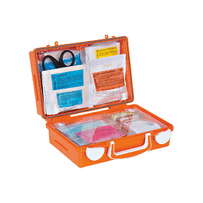 Erste-Hilfe-Koffer QUICK-CD Kombi orange KINDERGARTEN