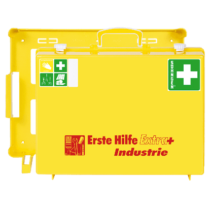 Erste Hilfe Koffer MT-CD gelb Extra+ mit Füllung nach ÖNORM Z 1020 2 PLUS
