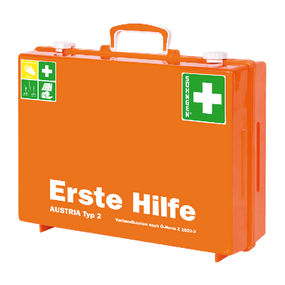 Erste-Hilfe Koffer MT-CD orange mit Füllung nach ÖNORM Z 1020 2