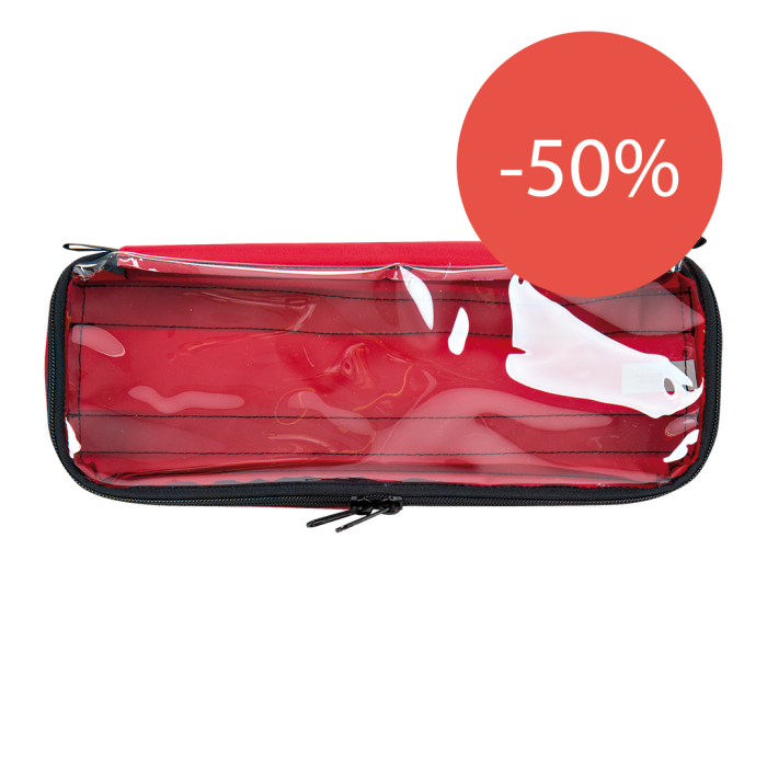 Modultaschen für Rucksäcke groß 32 x 12 x 5 cm rot