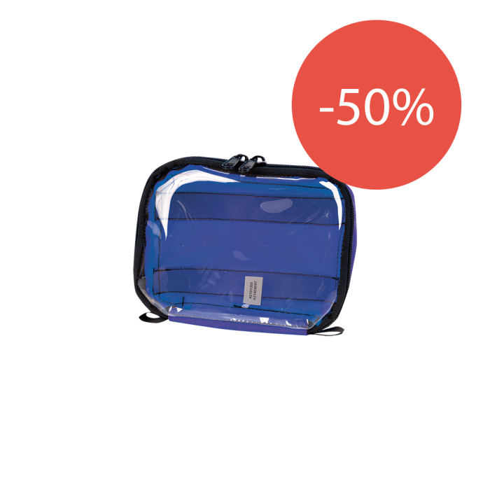 Modultaschen für Rucksäcke klein 16 x 12 x 5 cm blau