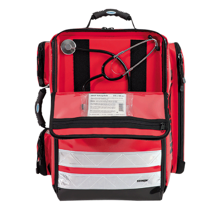 PROFiL Notfallrucksack leer inklusive 3 große - 2 kleine Modultaschen