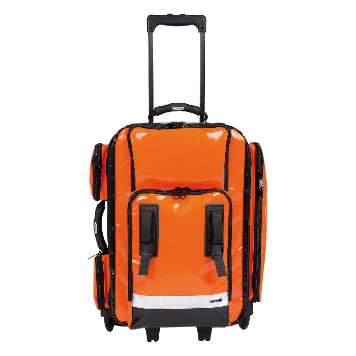 NumberOne Back'n'Roll Notfallrucksack leer mit Rollen incl. 3 große - 2 kleine Modultaschen