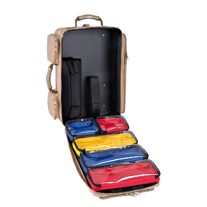 NumberOne NFR sand leer incl. 3 großen - 2 kleinen Modultaschen