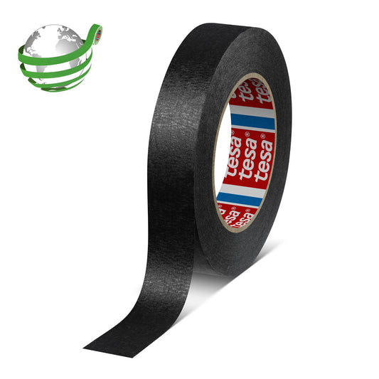 tesakrepp 4328 Κολλητική ταινία κάλυψης Premium, μαύρη, 50 m x 50 mm
