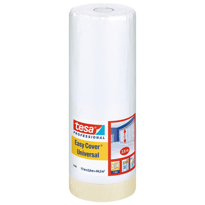 tesa Professional 4368 Easy Cover Universal Folie, braun 17 m x 2,6 m