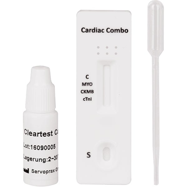 Πακέτο Cleartest Cardio Myglobin/CK-MB/Trop I: 10 τεστ | Πακέτο (10 τεστ)