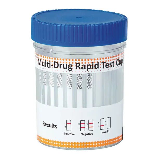 Cleartest Multi Drug Discreet ECO κύπελλο δοκιμής φαρμάκων ούρων, 9 φορές *** Ενιαία δοκιμή ***