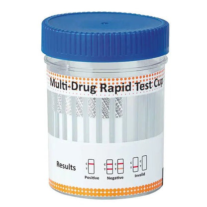 Cleartest Multi Drug Discreet ECO κύπελλο δοκιμής φαρμάκων ούρων, 9 φορές *** Ενιαία δοκιμή ***