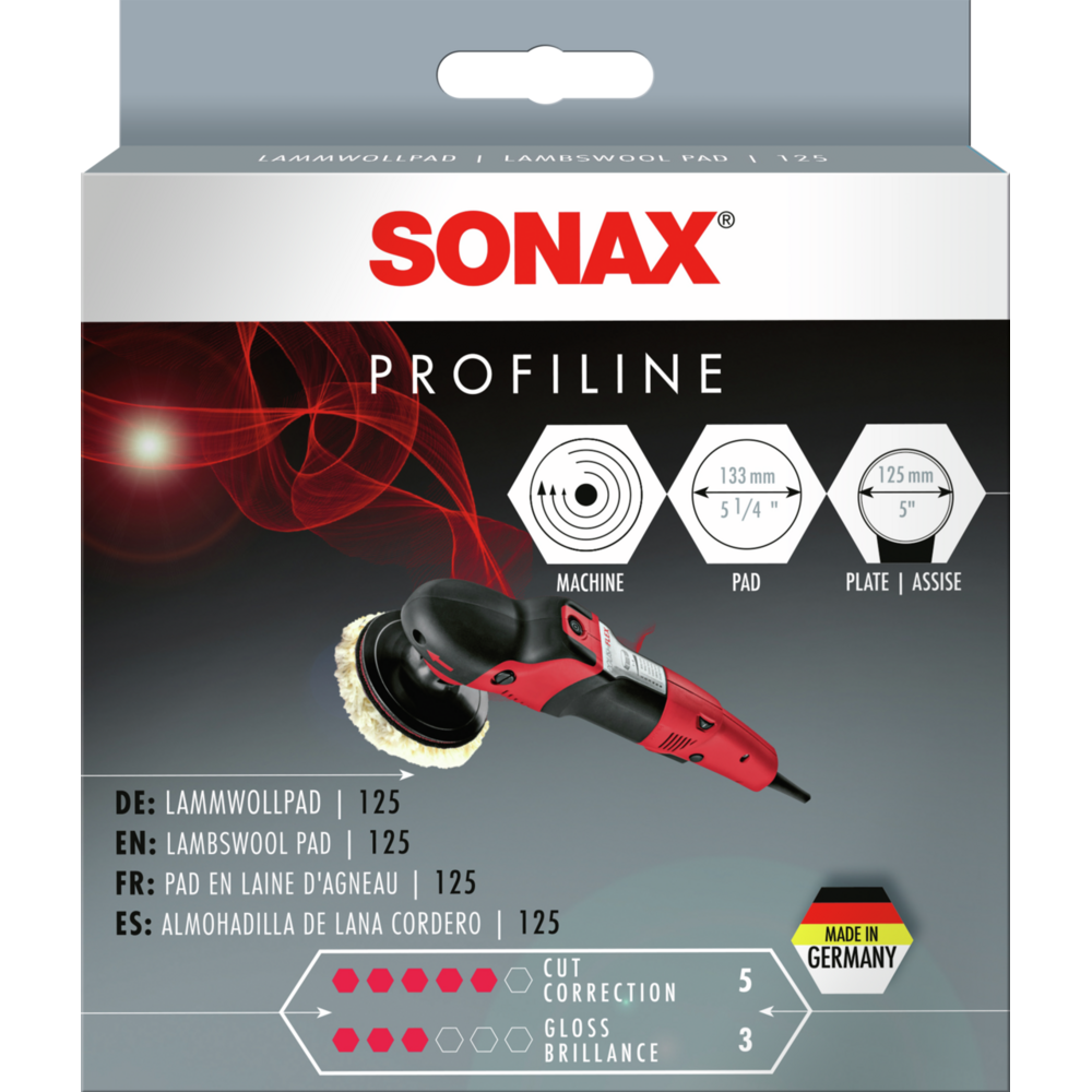 SONAX PROFILINE LammwollPad 125