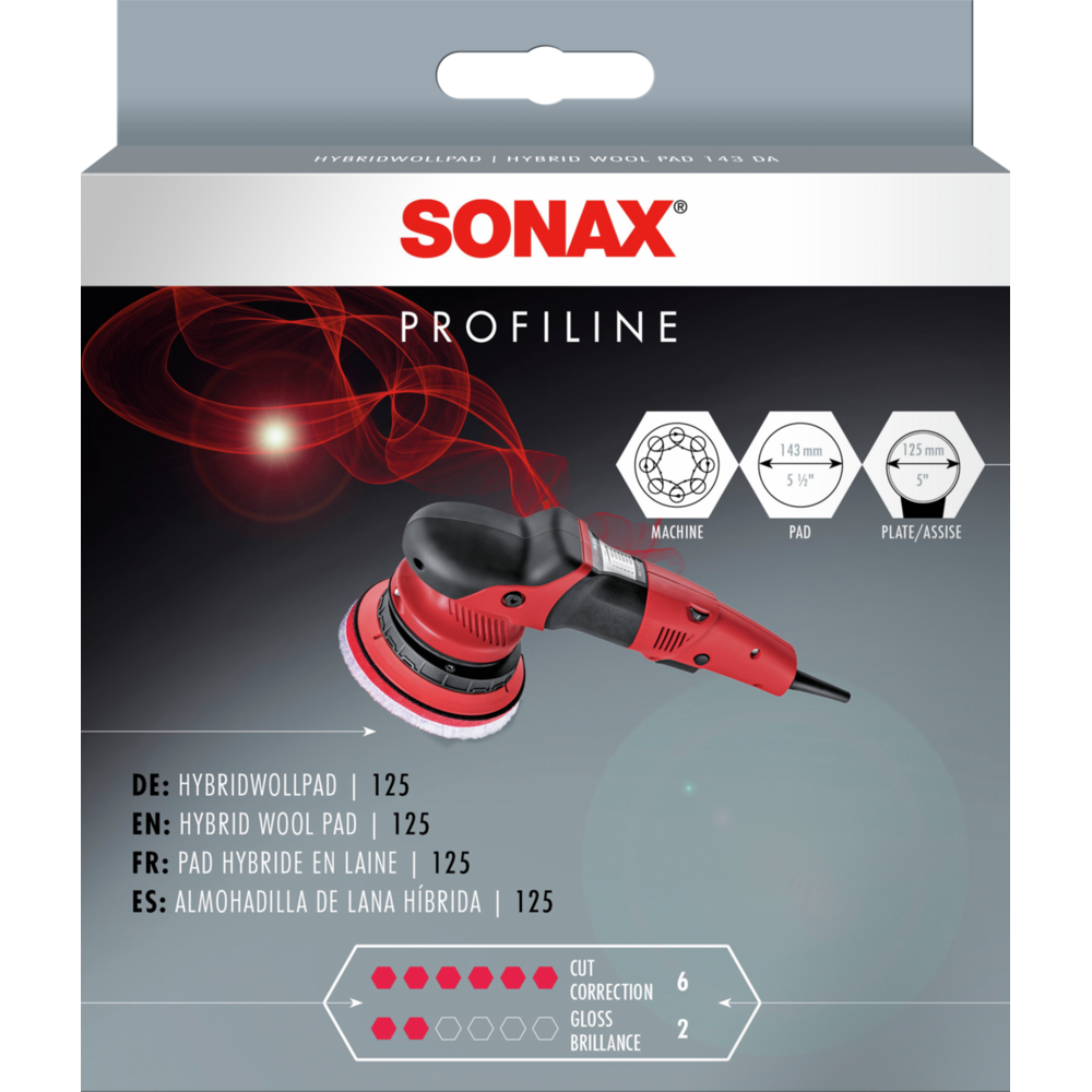 SONAX PROFILINE HybridWollPad 125