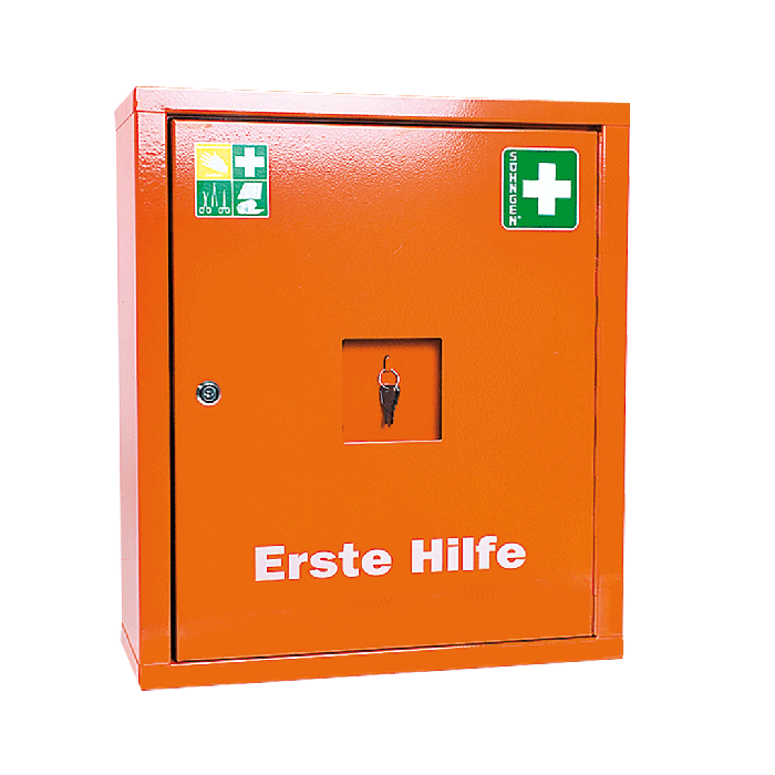 Verbandschrank EUROSAFE Industrie Norm orange