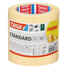 Ταινία βαφής tesa Standard, 50 m x 19 mm + 50 m x 30 mm