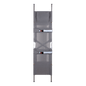 Krankentrage K  2 x klappbar monofiles Gewebe 4 Gleitfüße