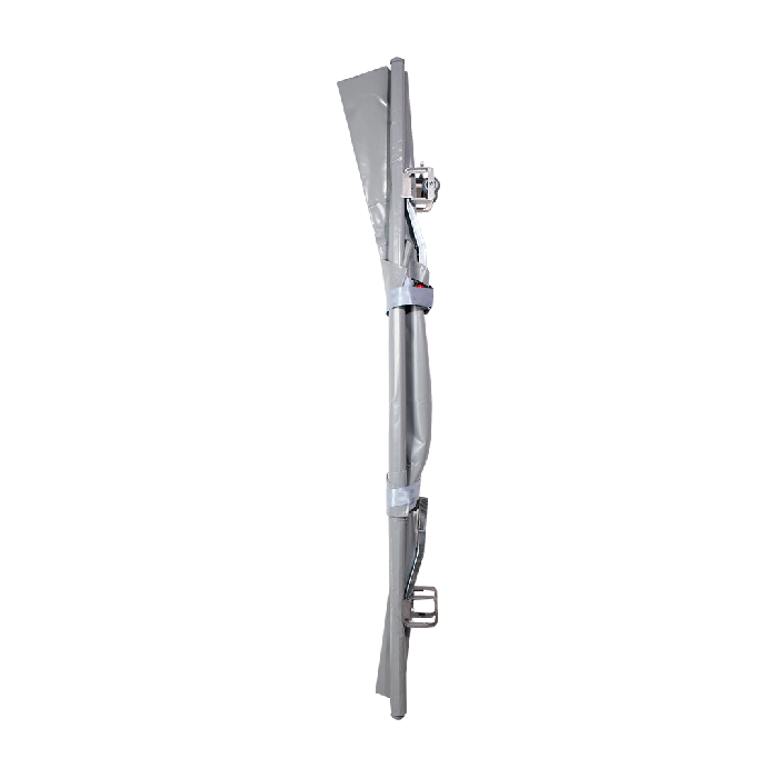 Krankentrage N  1 x klappbar Chemiefasergewebe 2 Gleit- und 2 Rollenfüße