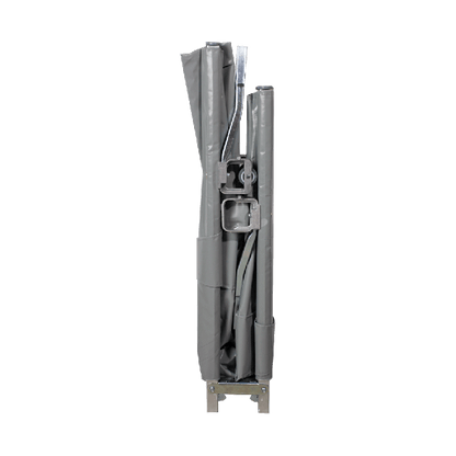 Krankentrage K  2 x klappbar Chemiefasergewebe 2 Gleit- und 2 Rollenfüße