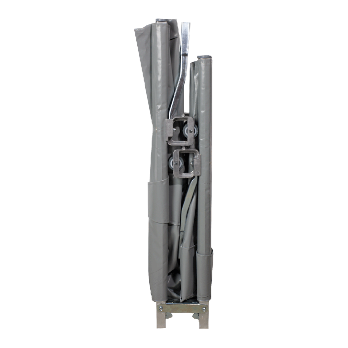Krankentrage K  2 x klappbar Chemiefasergewebe 4 Rollenfüße